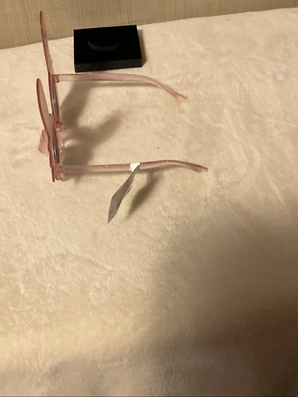 Kids Pink Bunny-Shaped Sunglasses for Dress-Up
